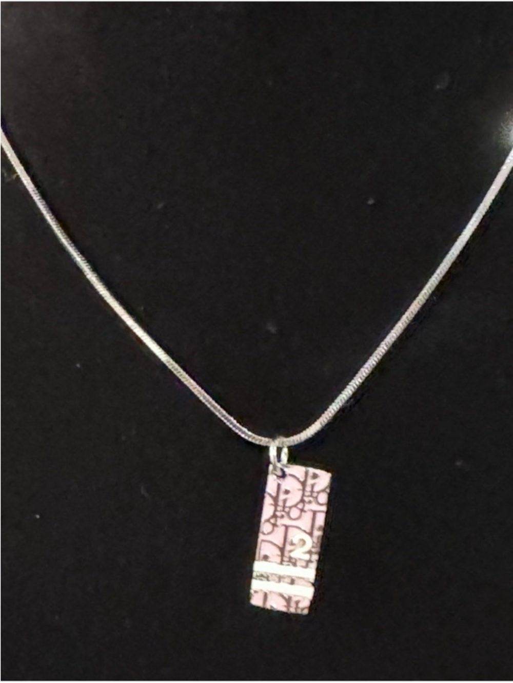 Dior Trotter Pink Necklace with COA - Picture 6 of 9